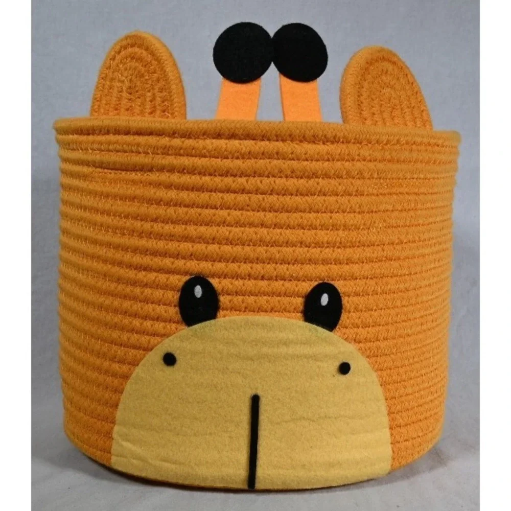 Giraffe Storage Basket Nursery Kids Room Decor Toy Pet Organizer 10